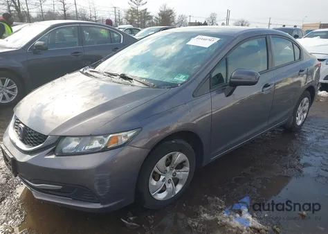 2015 Honda Civic Lx from USA, damaged, VIN 19XFB2F51FE224946
